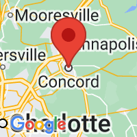 Map of Concord NC US